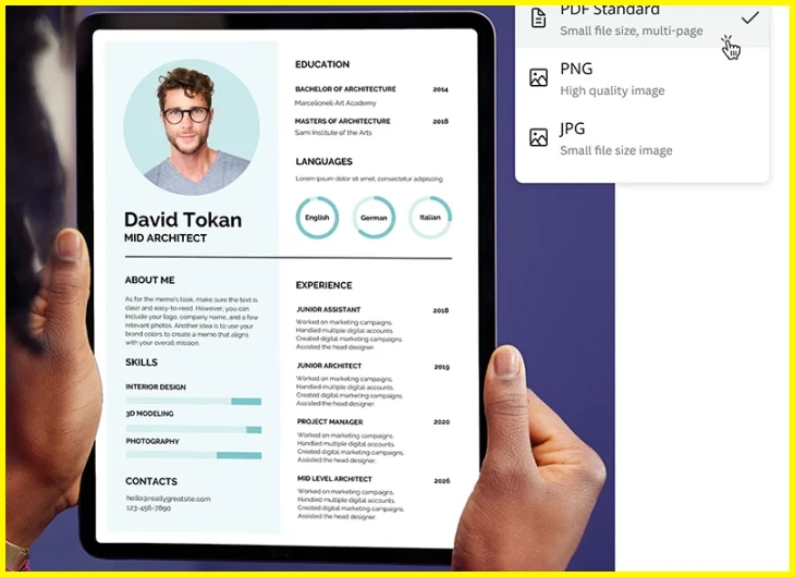 ¿Plantillas para curriculum vitae básicos gratis - Canva?