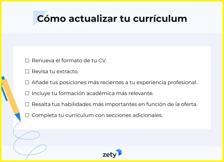 Tener acceso a tu currículum antiguo en formato editable